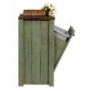 Solid Wood Cabinet with Single Tilt-Out Trash Bin
