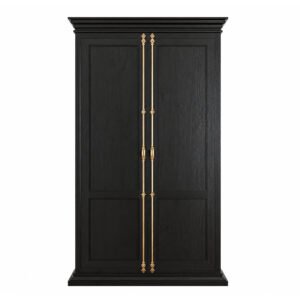 Tall Freestanding Kitchen Pantry Cabinet in Black