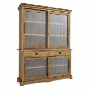 Rustic Freestanding Kitchen Pantry Storage Cabinet