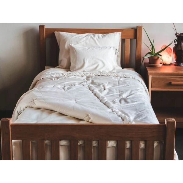 Wool-Filled Comforter - All-Natural, Light Weight - Full/Queen