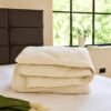 AMY-BP294-3 Machine Washable Wool Comforter - Lightweight, British Wool - Twin