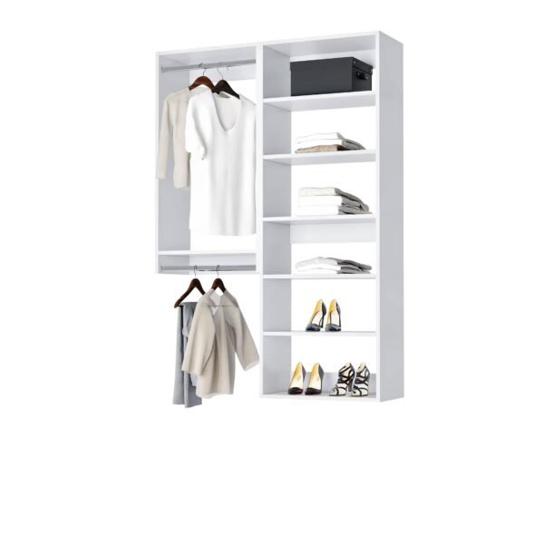 Complete Compact Closet Organization Kit for Small Spaces and Storage Solutions